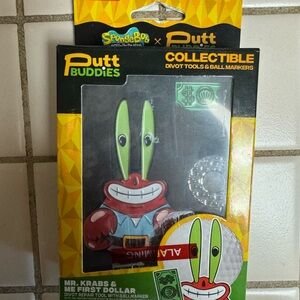 Golf Putt Buddies: Mr. Krabs Divot Tool Set